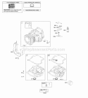 Cylinder Engine Sump OperatorS Manual Warning Label Diagram and Parts List for 217807-0393-B1  Briggs and Stratton Engine